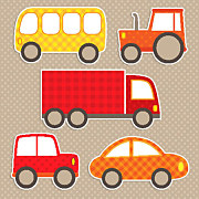 Obraz detský Autíčka zs4572